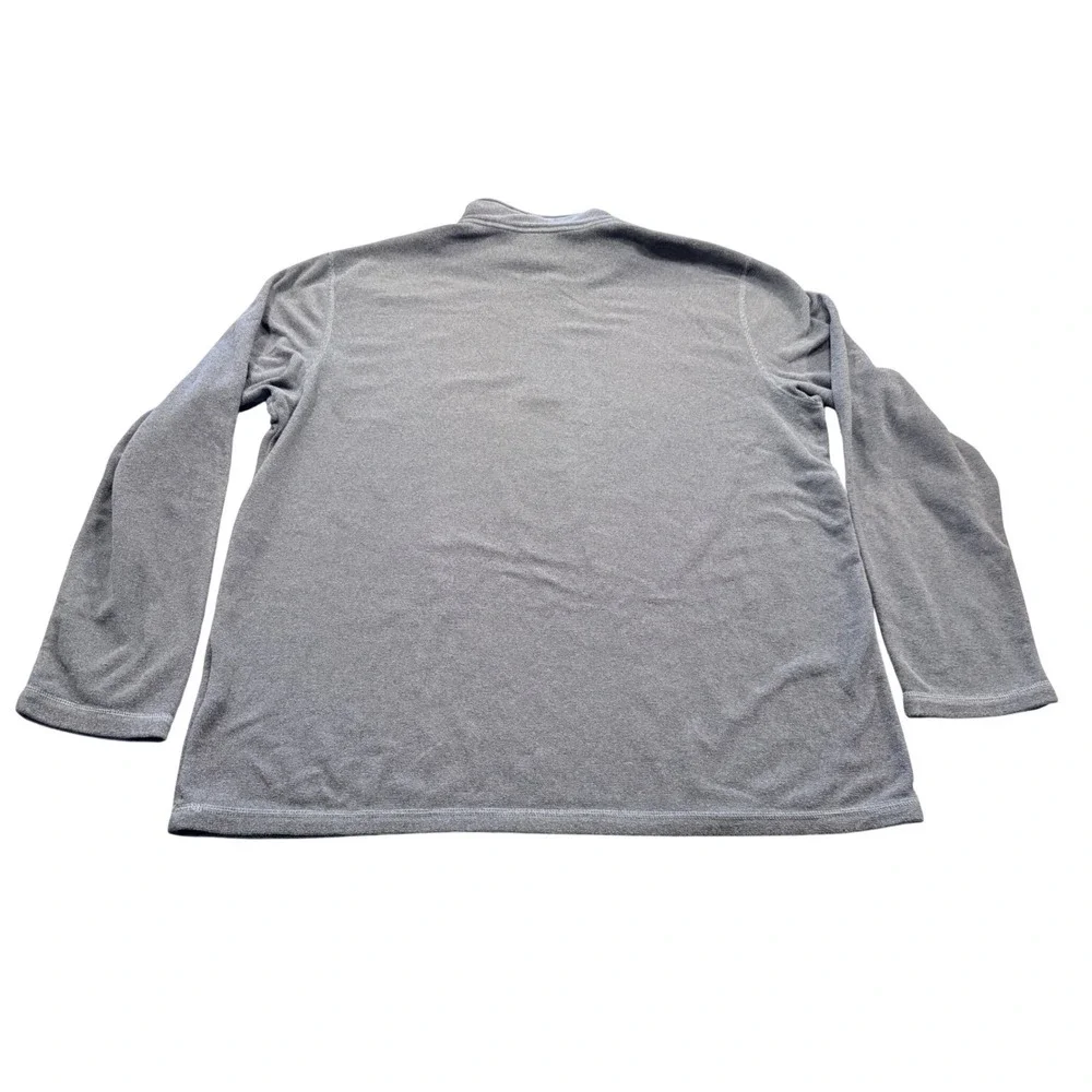 The North Face Mens Gray 1/4 Zip Fleece Pullover Long‎ Sleeve Shirt XL